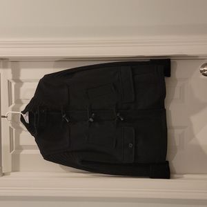 Gap black Wool Peacoat. Size large